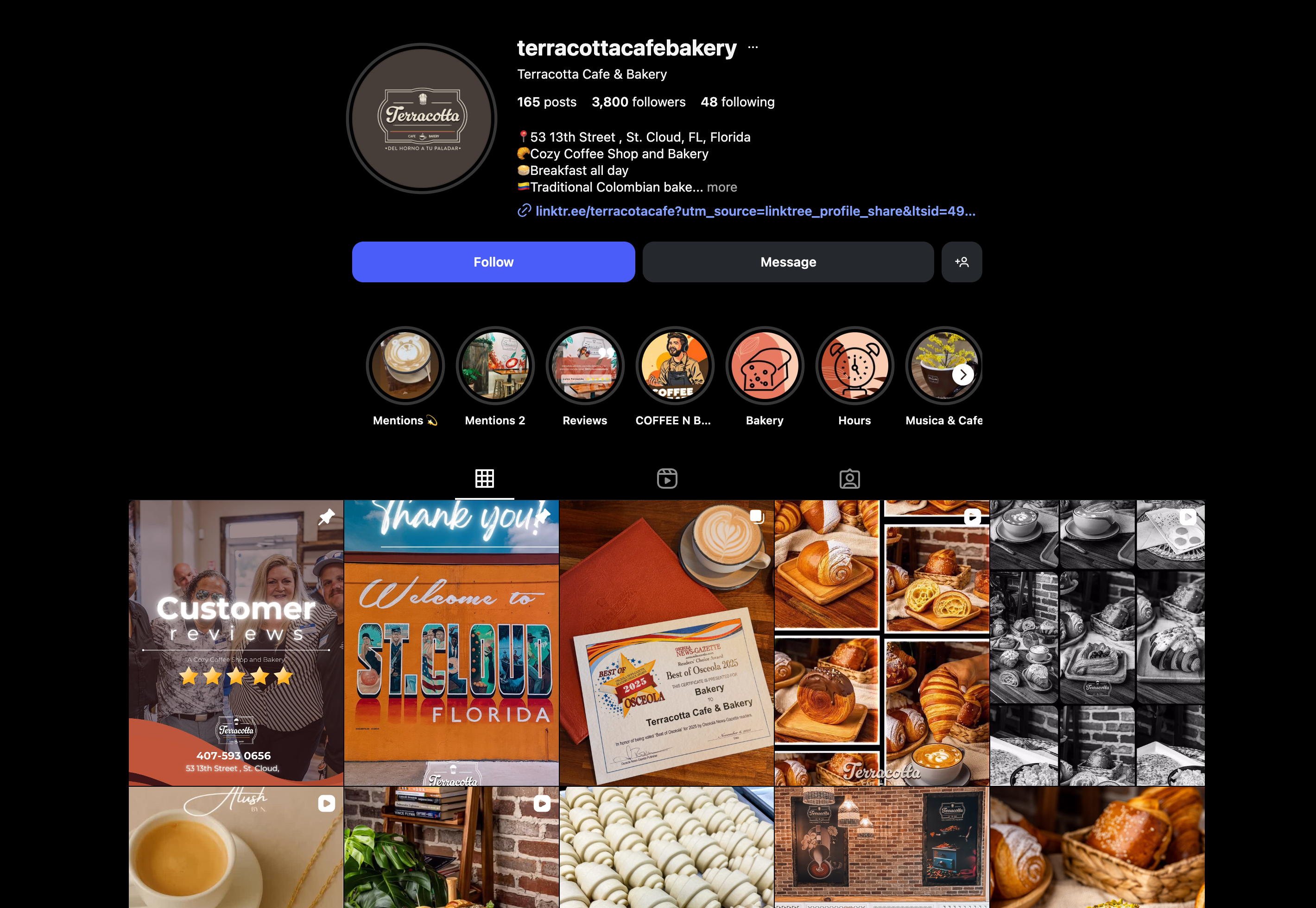 Terracotta Instagram